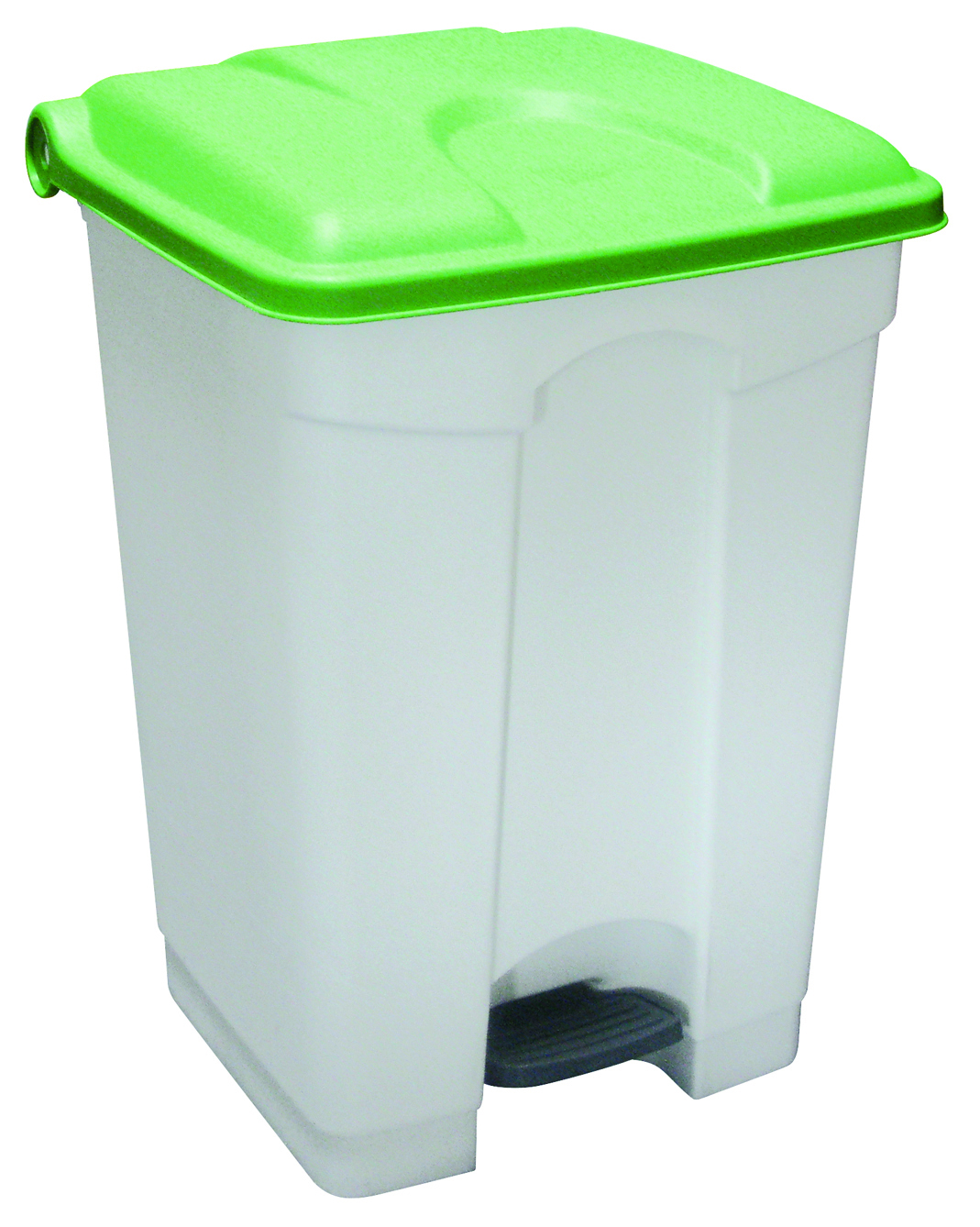 CONTENEDOR 45L blanco tapa verde